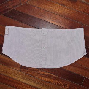 Upcycled bustier top